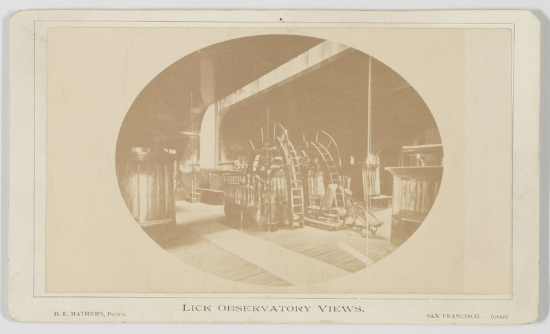 Lick Observatory Views [cercle méridien]. (titre original)