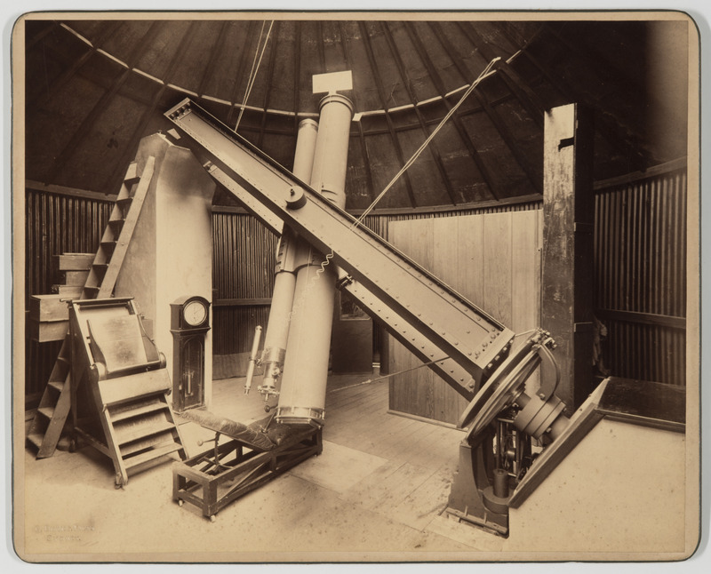 Photograph of the astro-photo telescope at Sydney in temporary building [January 1891] (titre original)