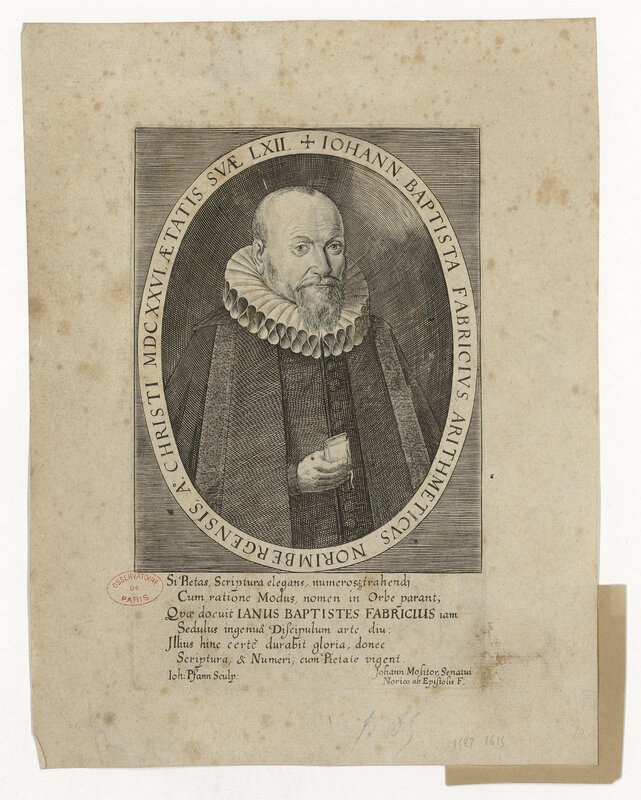 FABRICIUS [Johann Baptista] (titre forgé)