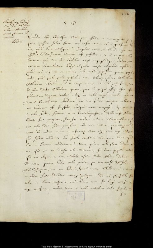 Lettre de Jan Heweliusz à John Dury et Samuel Hartlib, Gdansk, 22 août 1650