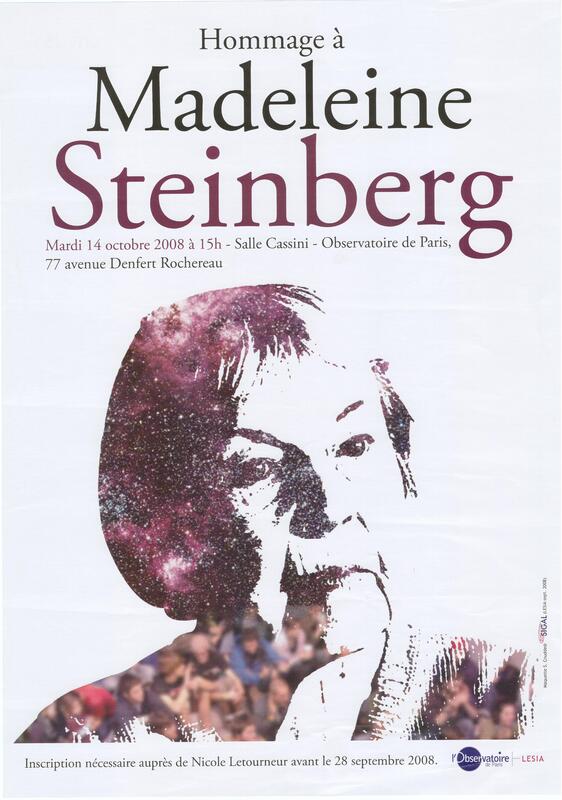 Hommage à Madeleine Steinberg