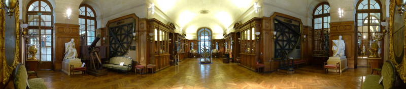 Panorama de la Grande Galerie, bâtiment Perrault