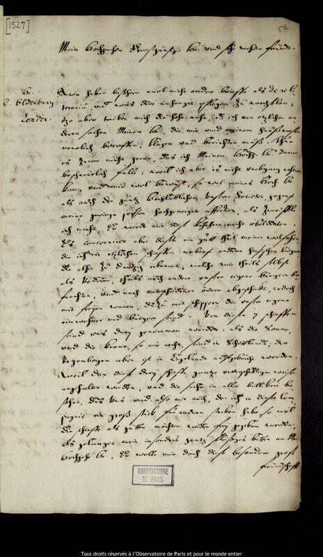 Lettre de Jan Heweliusz à Henry Oldenburg, Gdansk, 6 août 1672