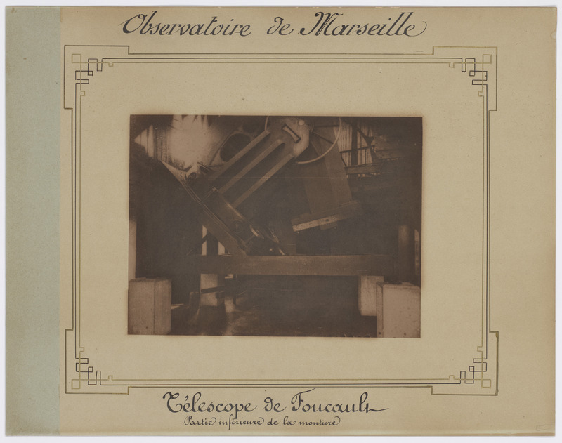 Observatoire de Marseille : télescope de Foucault [partie inférieure de la monture]. (titre original)