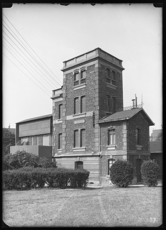 Pavillon du grand équatorial coudé, le 23 juin 1934 - Observatoire de Paris (titre forgé)