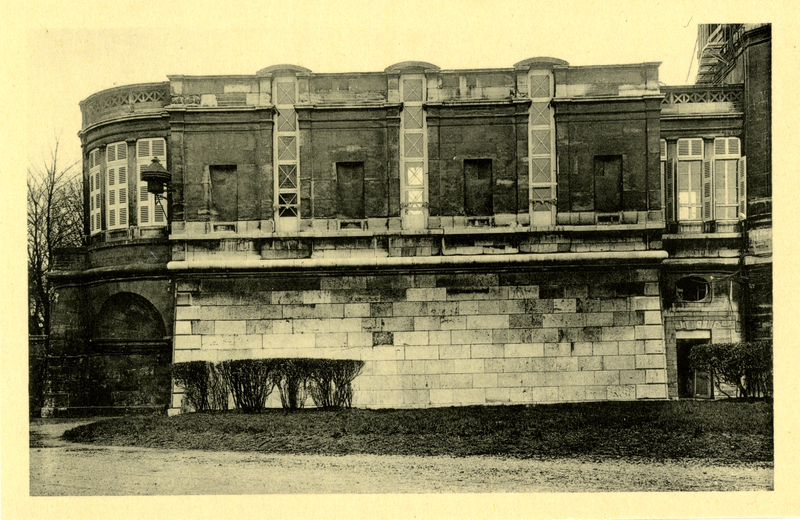 Observatoire de Paris : anciennes salles méridiennes. Façade Nord (titre original)