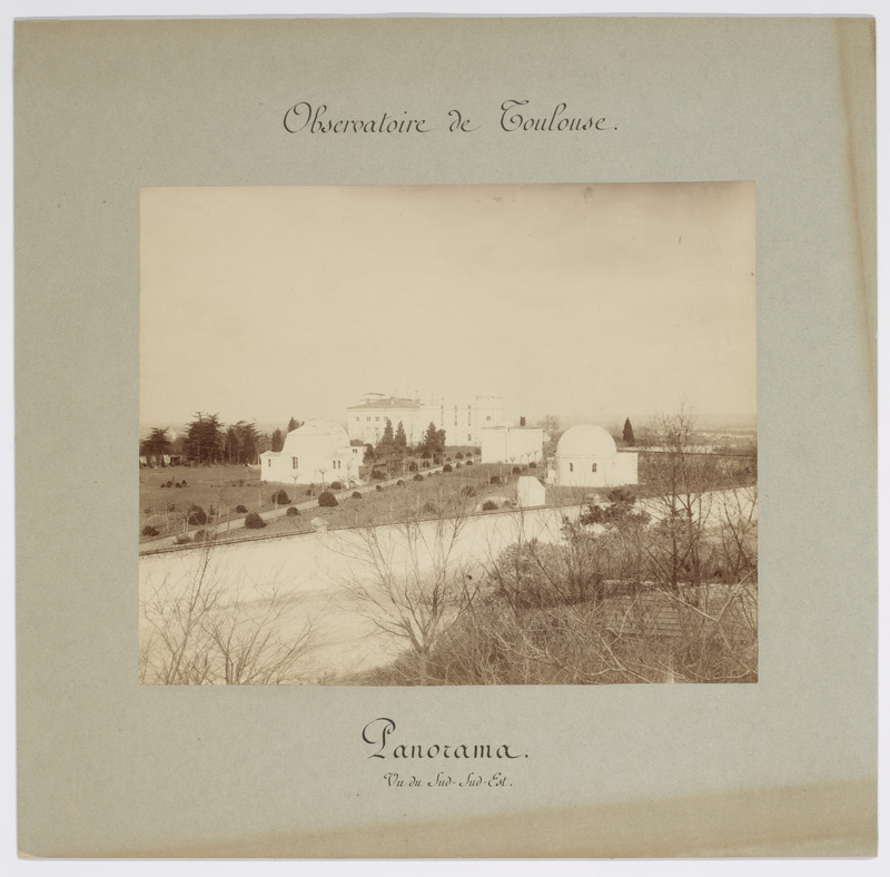 Observatoire de Toulouse : panorama, vue du sud-sud-est (titre original)