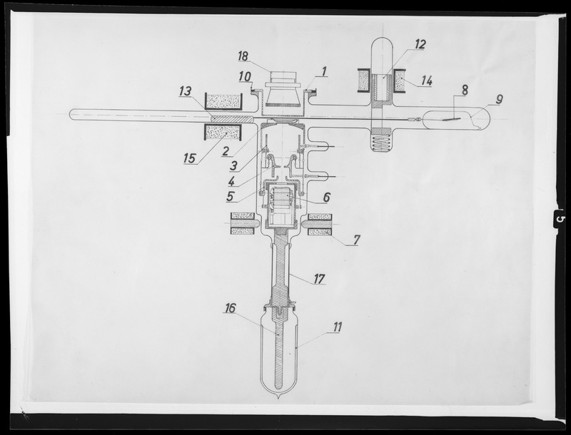 Schéma d'un télescope électronique (janvier 1962) (titre forgé)