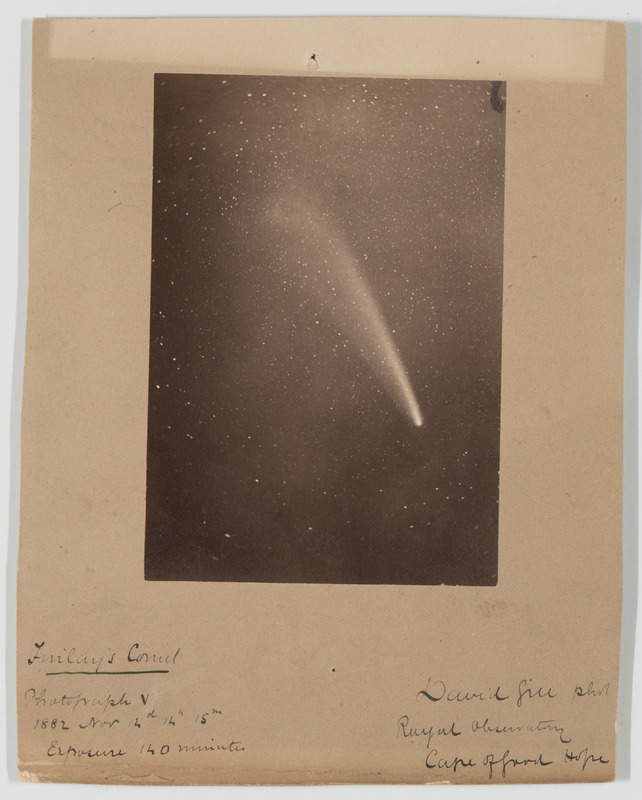 Finlay’s Comet. Photograph V, 1882 Nov. 14d 14h 15m. Exposure 140m (titre original)