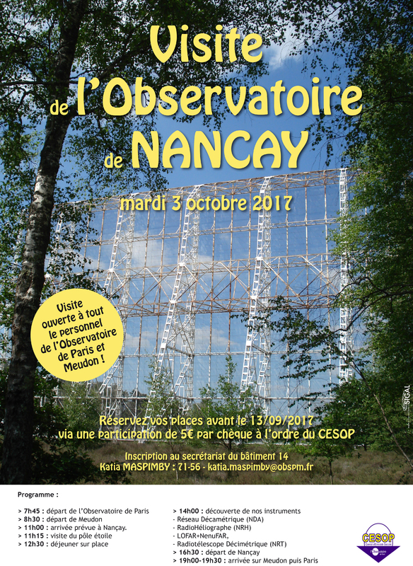 Visite de l'Observatoire de Nançay