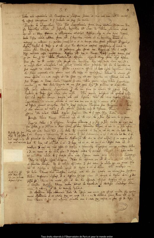 Lettre de Peter Crüger à Jan Heweliusz, Gdansk, 6 février 1631