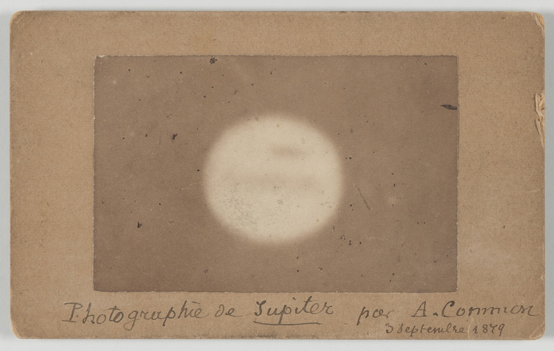 Photographie de Jupiter par A.A. Common, 3 septembre 1879 (titre original)