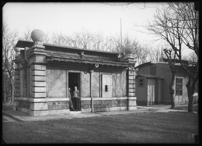 Pavillon du cercle méridien Bouty dit pavillon russe, le 28 mars 1934 - Observatoire de Paris (titre forgé)