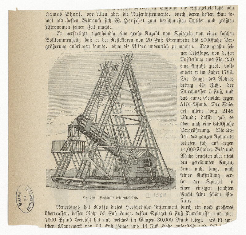 Télescope géant de Herschel (titre forgé)