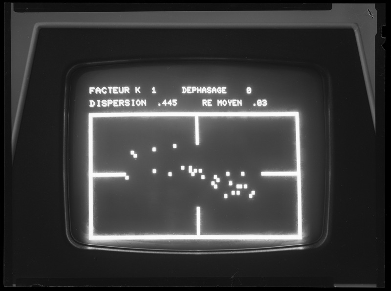 Résidus d'observations de la planète Mars, K = I correction de phase ordinaire - document F. Chollet (titre forgé)