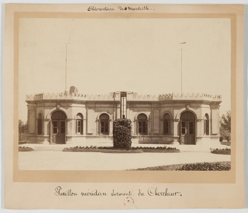 Observatoire de Marseille : Pavillon méridien surmonté du Chercheur (titre original)