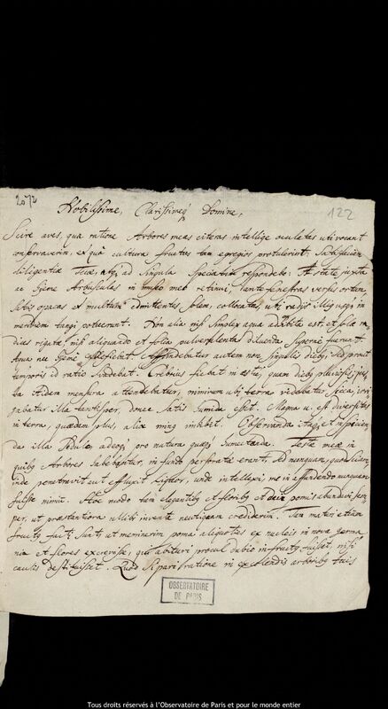 Lettre de Jan Heweliusz à Johann Sigismund Elsholtz, Gdansk, 16 octobre 1680