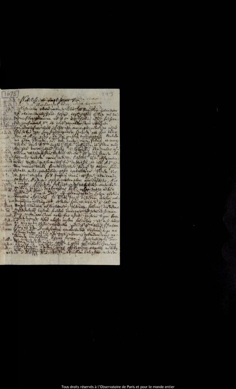 Lettre de Bernhard Fullen à Jan Heweliusz, Franeker, 1er mars 1675